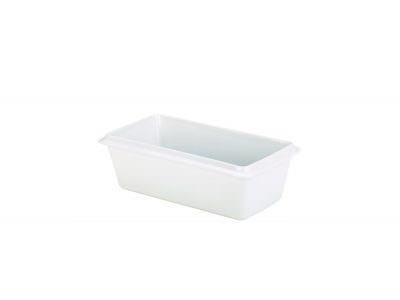 Royal Genware Gastronorm Dish 1/3 100mm White