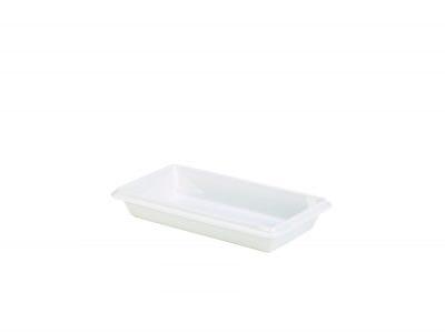 Royal Genware Gastronorm Dish 1/3 55mm White