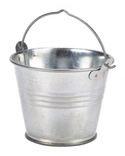 Galvanised Steel Serving Bucket 7cm Dia 4oz