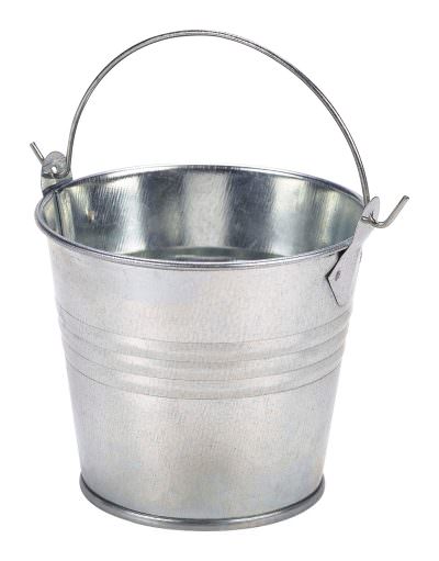 Galvanised Steel Serving Bucket 8.5cm Dia