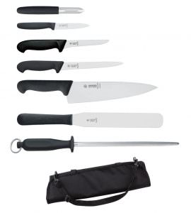 Giesser 7Pc Knife Set + Knife Case