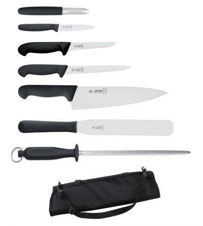 Giesser 7Pc Knife Set + Knife Case