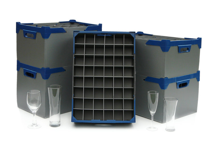 Stacking Wine Glass Storage Boxes