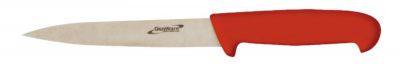 Genware 6" Flexible Filleting Knife Red