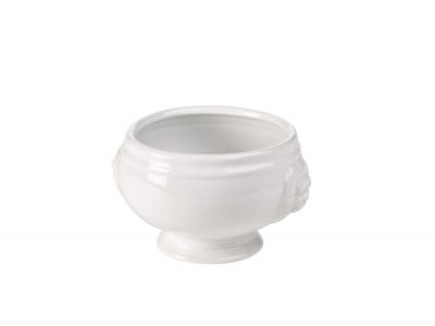 Lion-Head Soup Bowl White 11cm 14oz