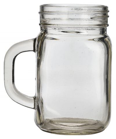 Genware Glass Mason Jar 45cl / 16oz