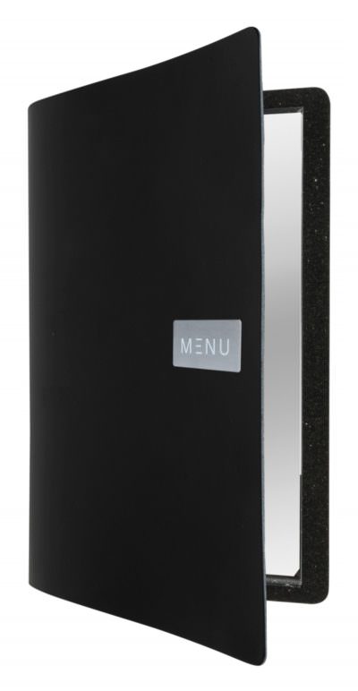 Royal Leather Menu A4 Black