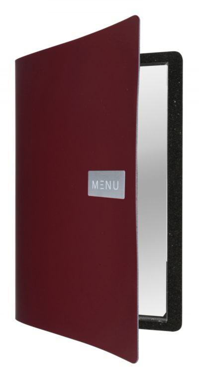 Royal Leather Menu A4 Red