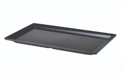 Black Melamine Platter GN 1/1 Size 53 X 32cm