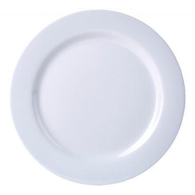 Genware 9" Melamine Dinner Plate White
