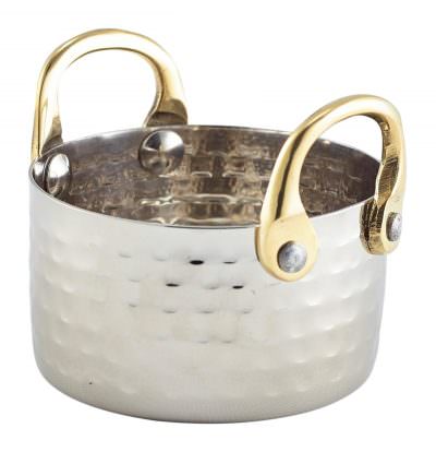 Mini Hammered St/St Casserole Dish 8.2 x 5cm