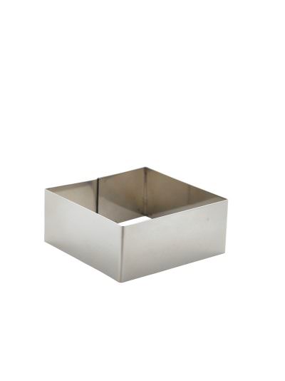 Stainless Steel Square Mousse Ring 8x3.5cm