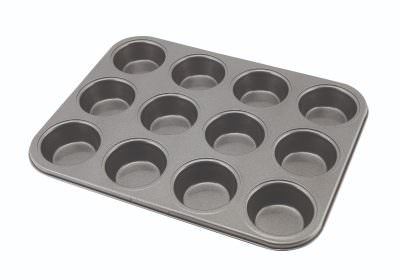 Carbon Steel Non-Stick 12 Cup Muffin Tray