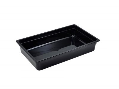 1/1 -Polycarbonate GN Pan 100mm Black