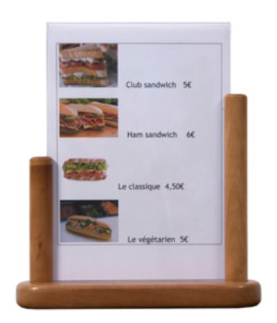 Table Board 21X30cm Large Teak PVC Insert