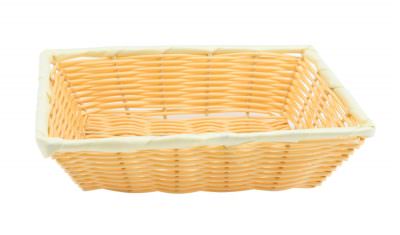 Rectangular Polywicker Basket 16"X11"X3"