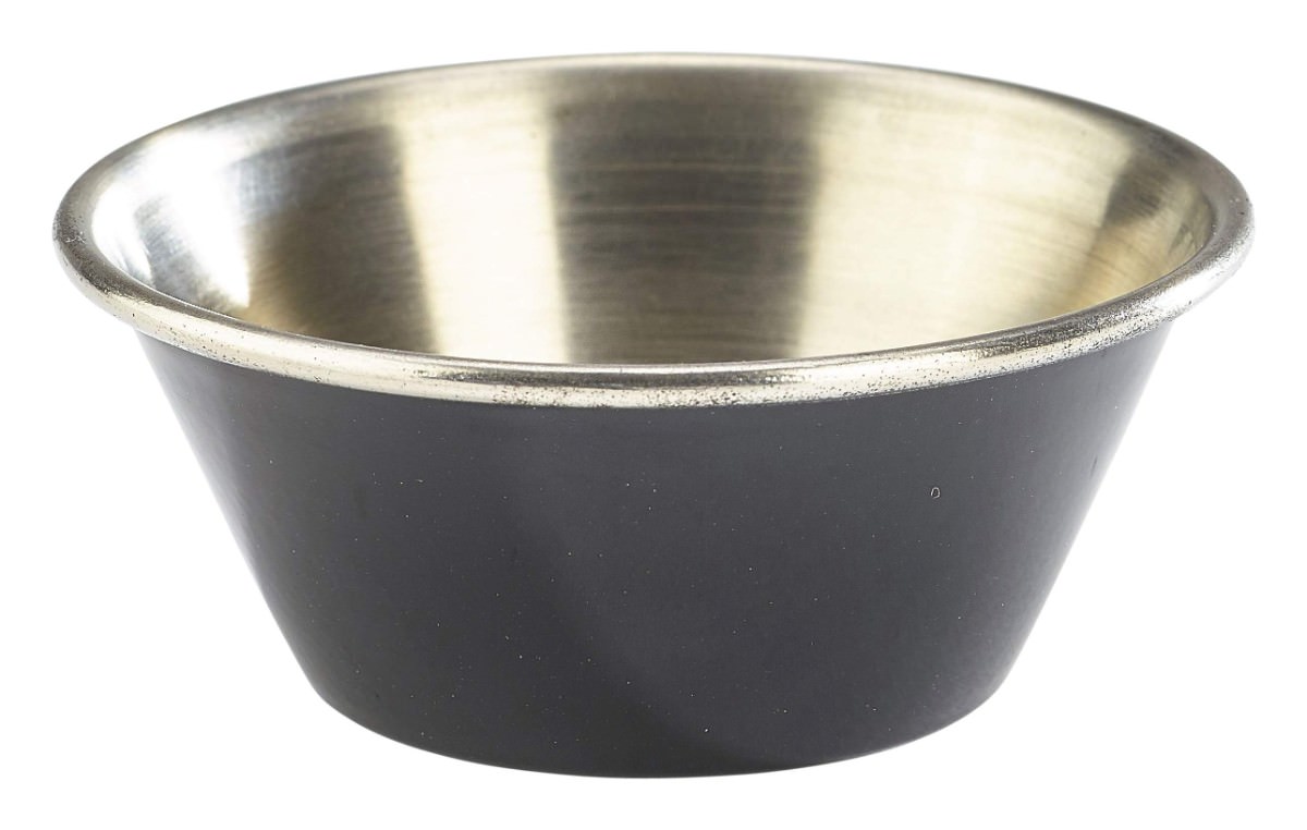 1.5oz Stainless Steel Ramekin Black