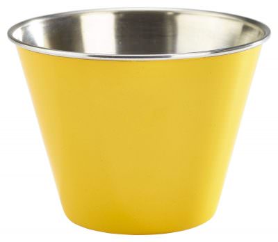 12oz Stainless Steel Ramekin Yellow