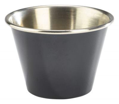 2.5oz Stainless Steel Ramekin Black