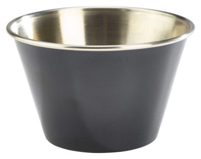 6oz Stainless Steel Ramekin Black