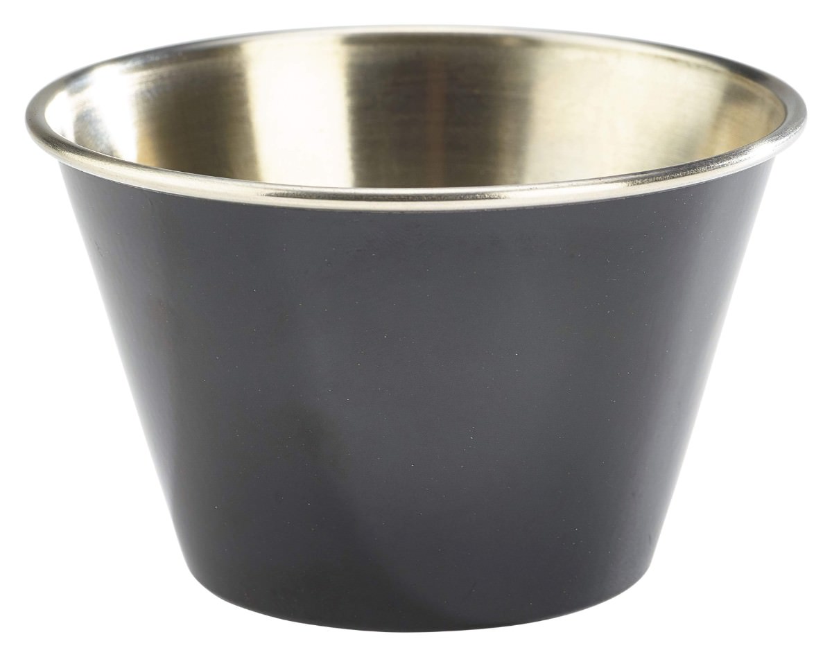 6oz Stainless Steel Ramekin Black