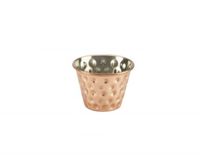 2.5oz Copper Plated Hammered Ramekin