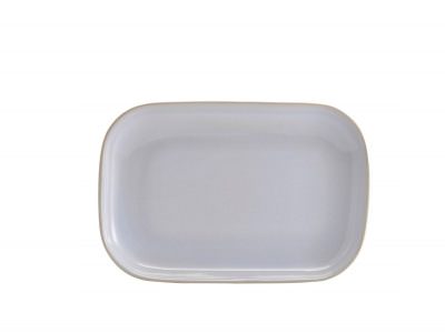 Terra Stoneware Rustic White Rectangular Plate 29 x 19.5cm