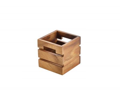 Acacia Wood Box/Riser 12x12x12cm