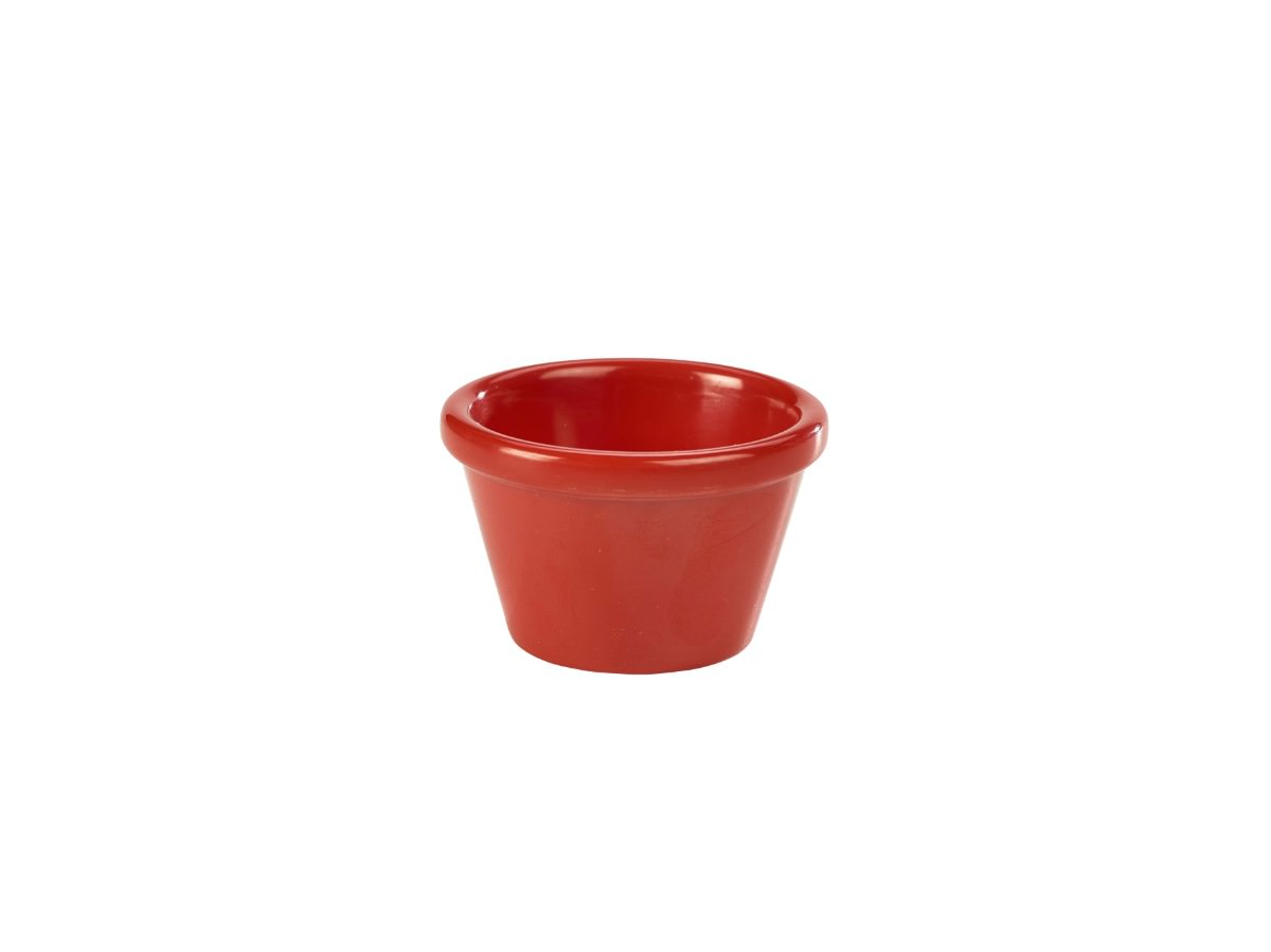 Ramekin 1.5oz Smooth Red