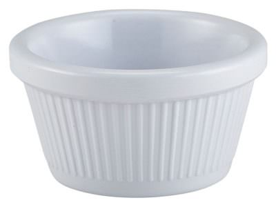 Ramekin Fluted 2oz White 71X36mm