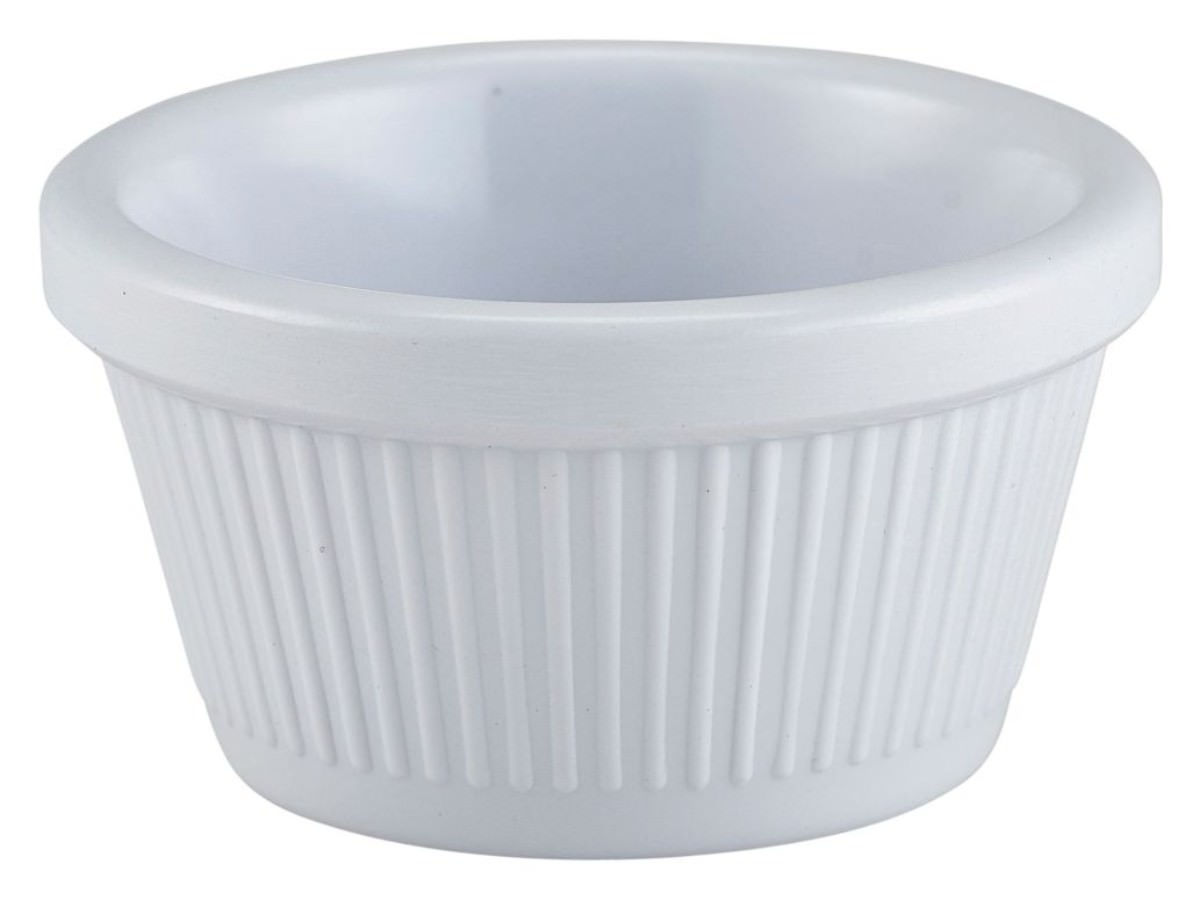 Ramekin Fluted 2oz White 71X36mm