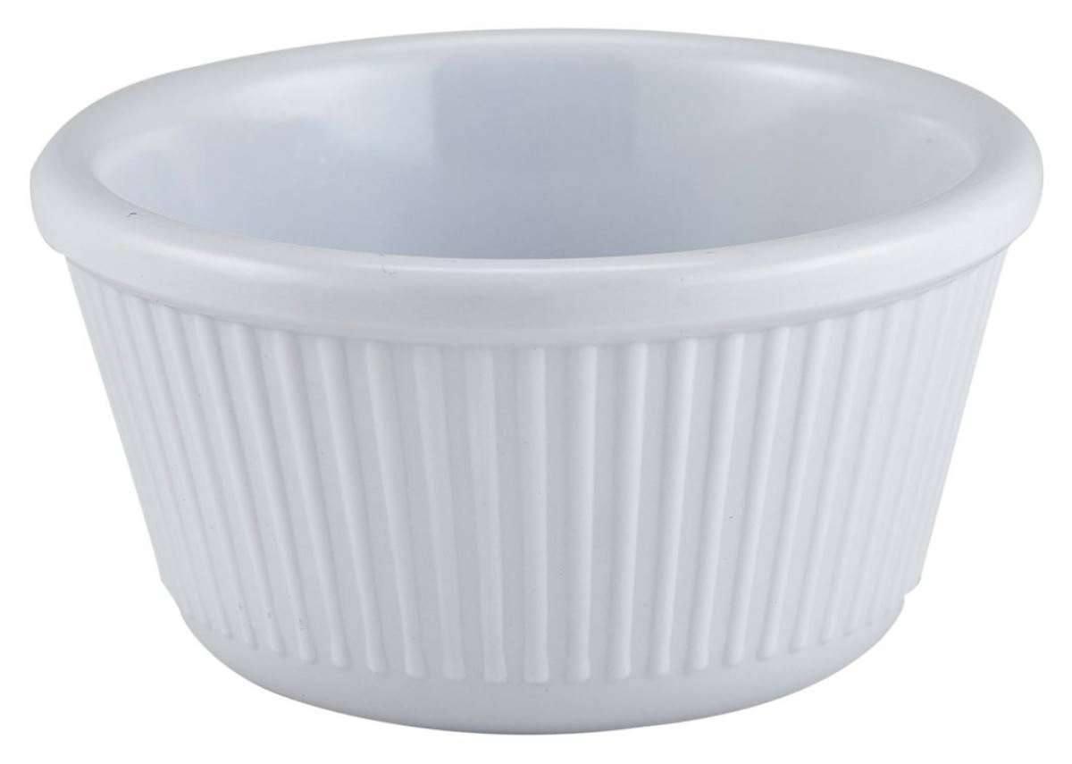 Ramekin 4oz Fluted White 86X36mm