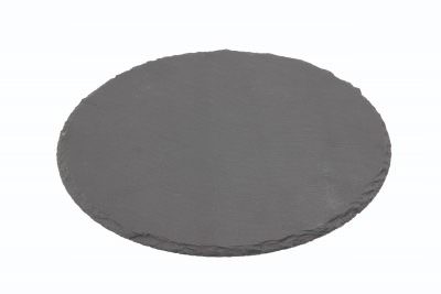 Genware Natural Edge Slate Platter 30cm Round
