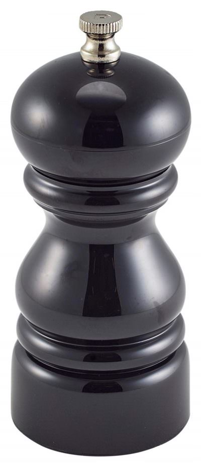 Genware Salt Or Pepper Grinder Black 12.7cm