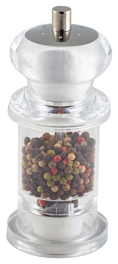 Combo Pepper Grinder / Salt Shaker Acrylic
