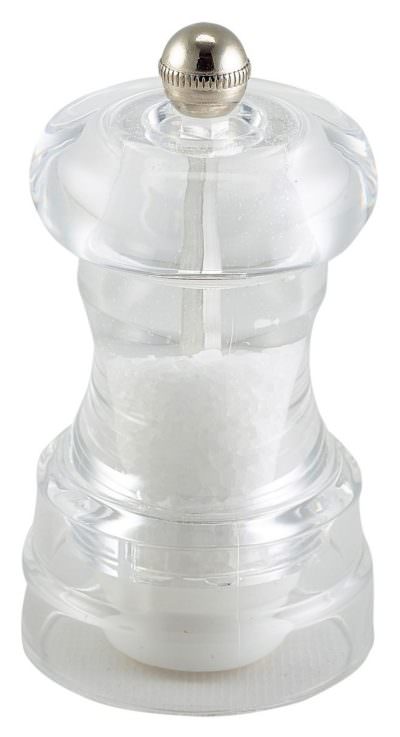 Genware Salt Or Pepper Grinder Acrylic 10cm