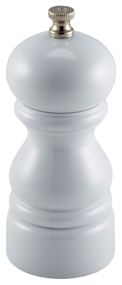 Genware Salt Or Pepper Grinder White 12.7cm