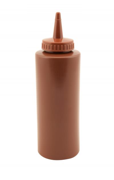Genware Squeeze Bottle Brown 12oz/35cl