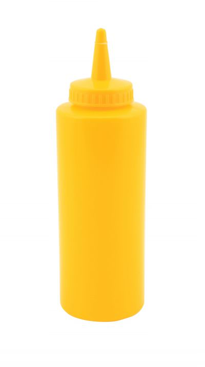 Genware Squeeze Bottle Yellow 12oz/35cl