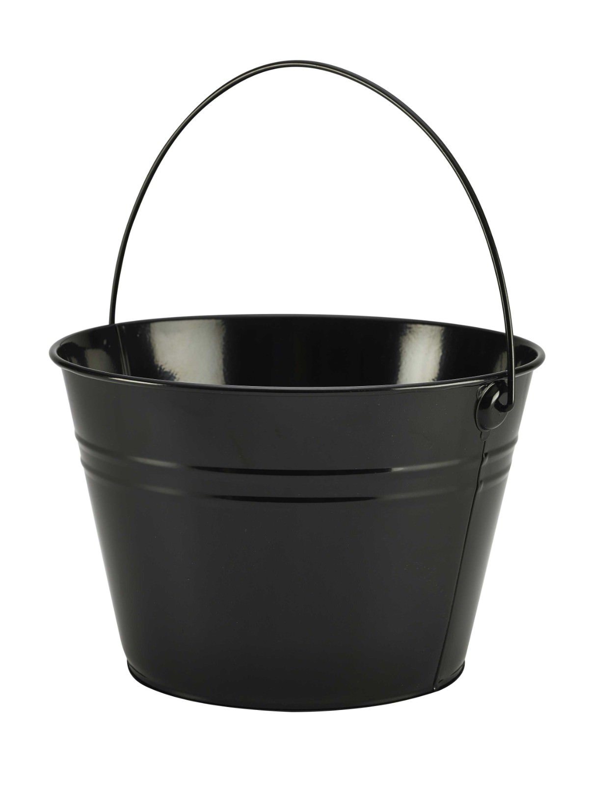 Stainless Steel Serving Bucket 25cm Dia Black