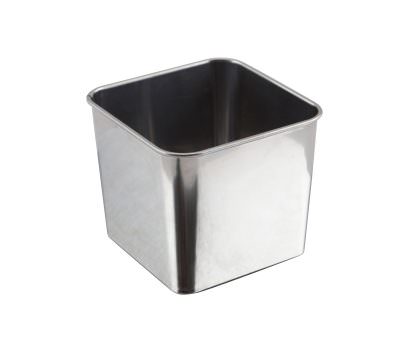 Stainless Steel Square Tub 8 x 8 x 6cm