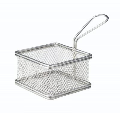 Serving Fry Basket Square 9.5X9.5X6cm