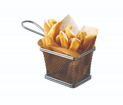 Serving Fry Basket Rectangular 10 X 8 X 7.5cm