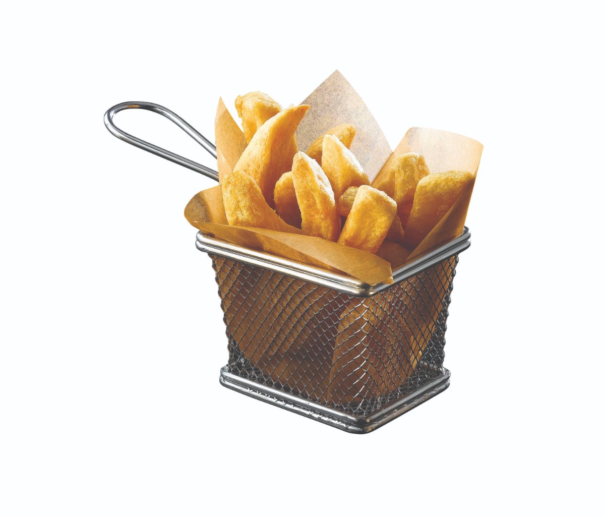 Serving Fry Basket Rectangular 10 X 8 X 7.5cm