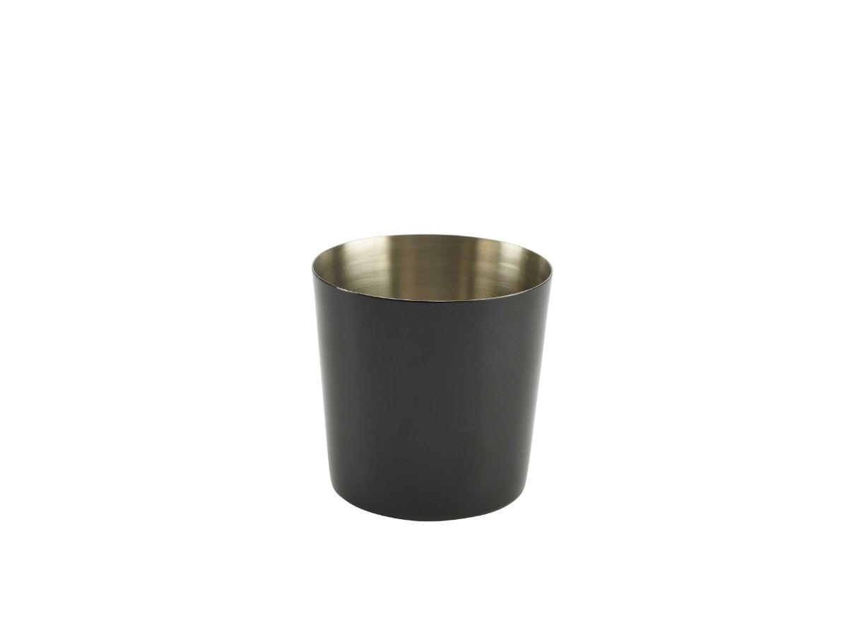 S/St. Serving Cup 8.5 x 8.5cm Black