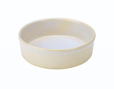 Terra Stoneware Rustic White Tapas Dish 14.5cm
