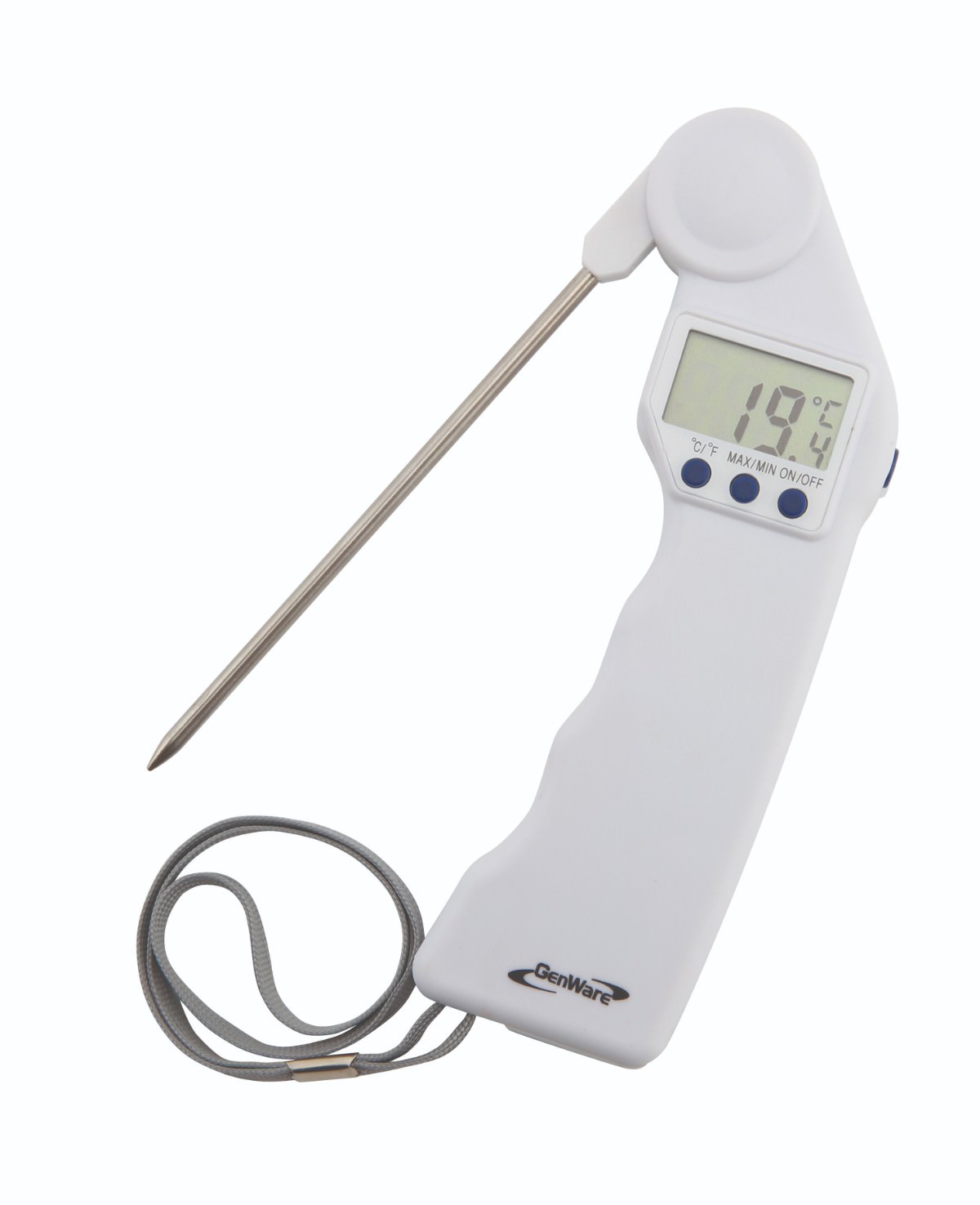 Genware Folding Probe Pocket Thermometer
