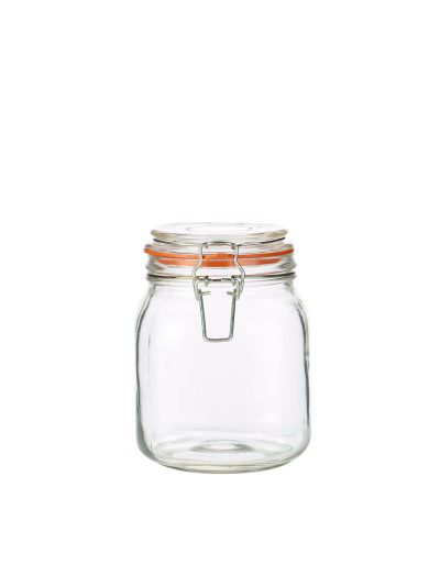 Genware Glass Terrine Jar 1L
