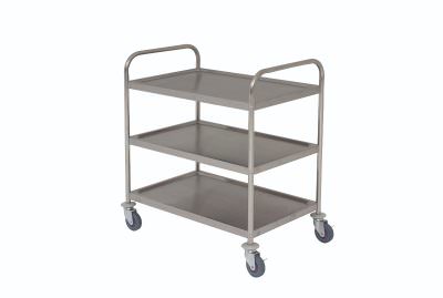 S/St. Trolley 85.5L X 53.5W X 93.3H 3 Shelves