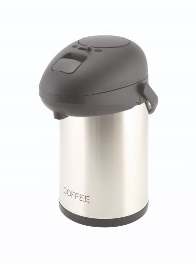 Coffee Inscribed St/St Vacuum Pump Pot 2.5L
